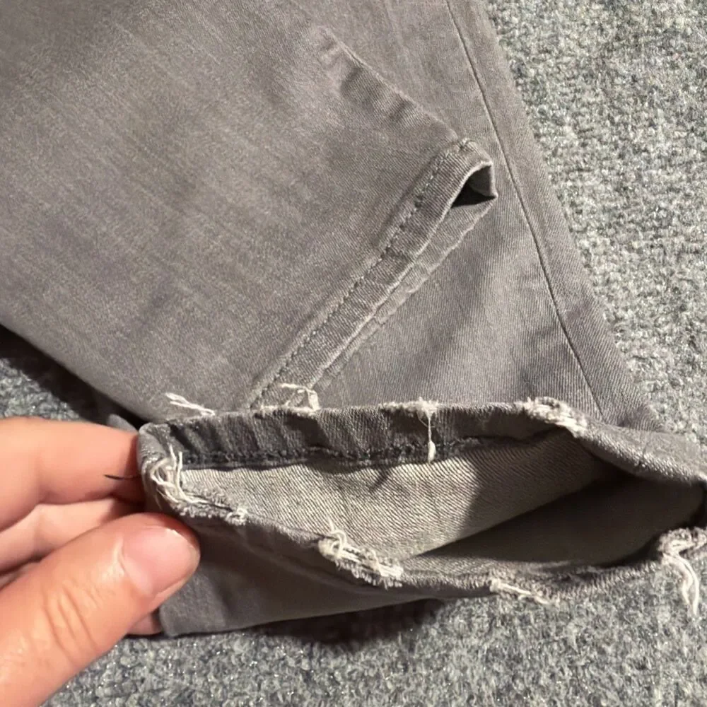 J Crew Denim Jeans Womens Size 30 Gray Lookout High Rise Skinny Stretch